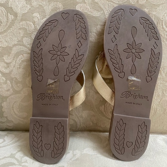 Brighton Alice Gold Sandals - Picture 9 of 12